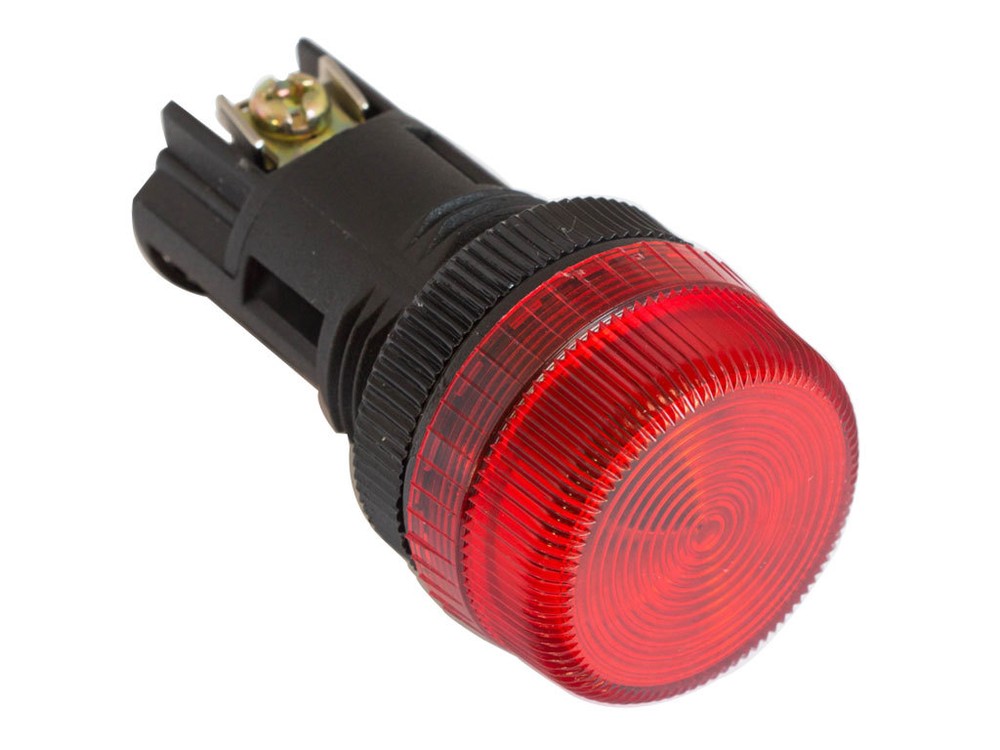 NPL-22 ATI Red LED Pilot Indicator Light 22mm 12V AC/DC Replaceable Lamp