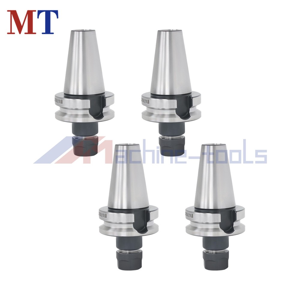 4pc BT40 ER16 70mm Toolholder M16 Thread for Milling Machines