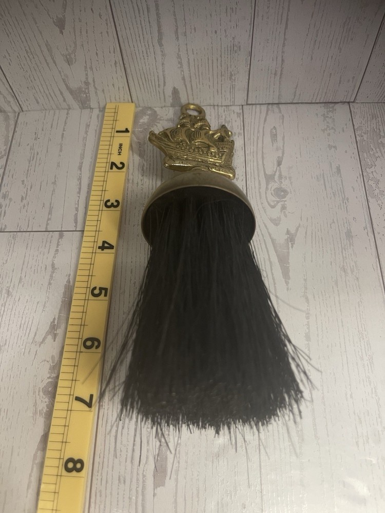 VTG Nautical Solid Brass Fireplace Tools Complete Set 5 Piece HMS Victory