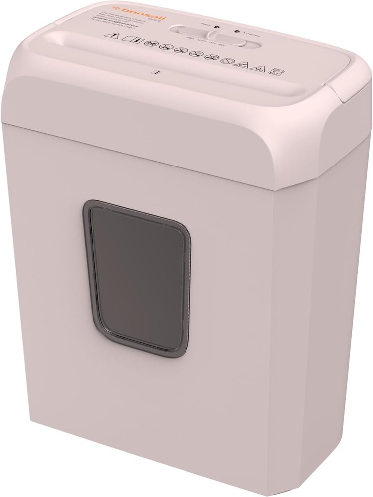 6-Sheet Micro-Cut Paper Shredder P-4 High-Security Home & Small Office Use