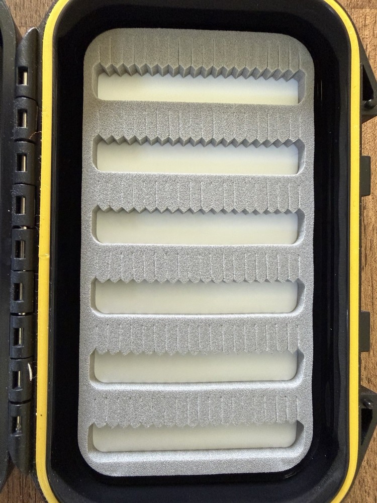 Kingfisher Fly Box Vest Box Black Waterproof Never Used