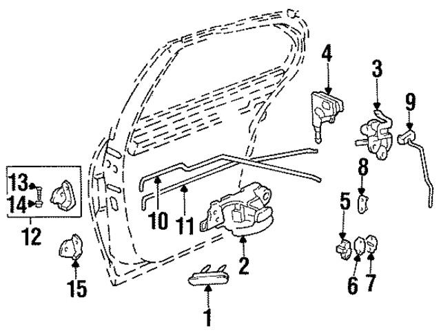 Genuine GM Lower Hinge 10169530