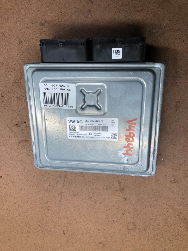 18-20 Audi Q7 3.0 AWD Auto Engine Computer Control Module 06L907425C Dummy
