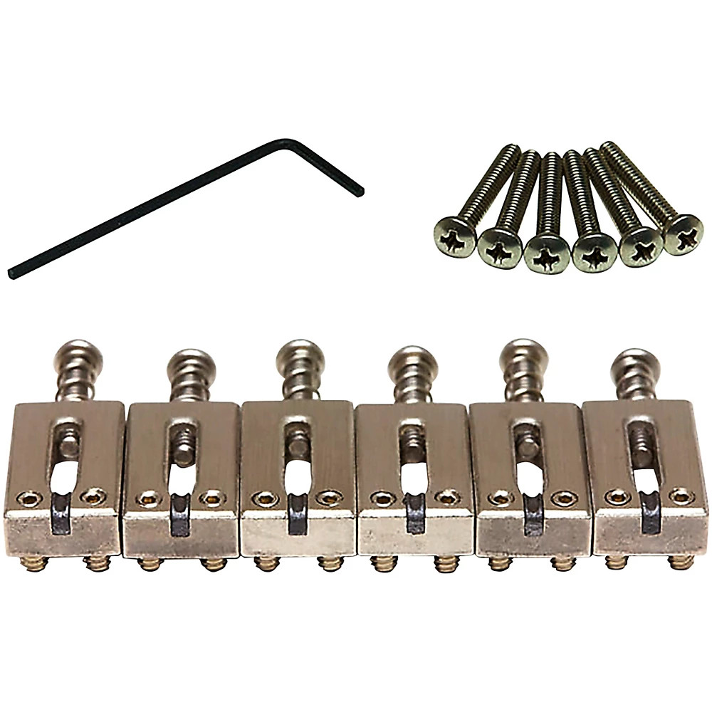 Graph Tech Strat&Tele String Saver Classics Set Brushed Stainless Steel 2 3/16in
