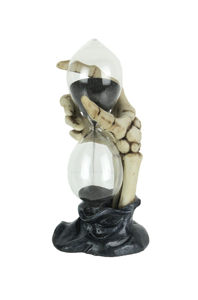 Creepy Skeleton Hand Bone Finish Hourglass Sand Timer