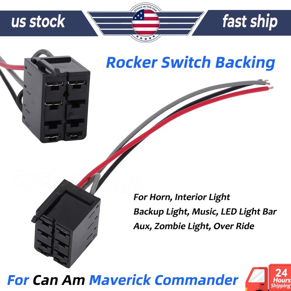 For Can Am Marine Rocker Switch Backing Block Maverick Commander