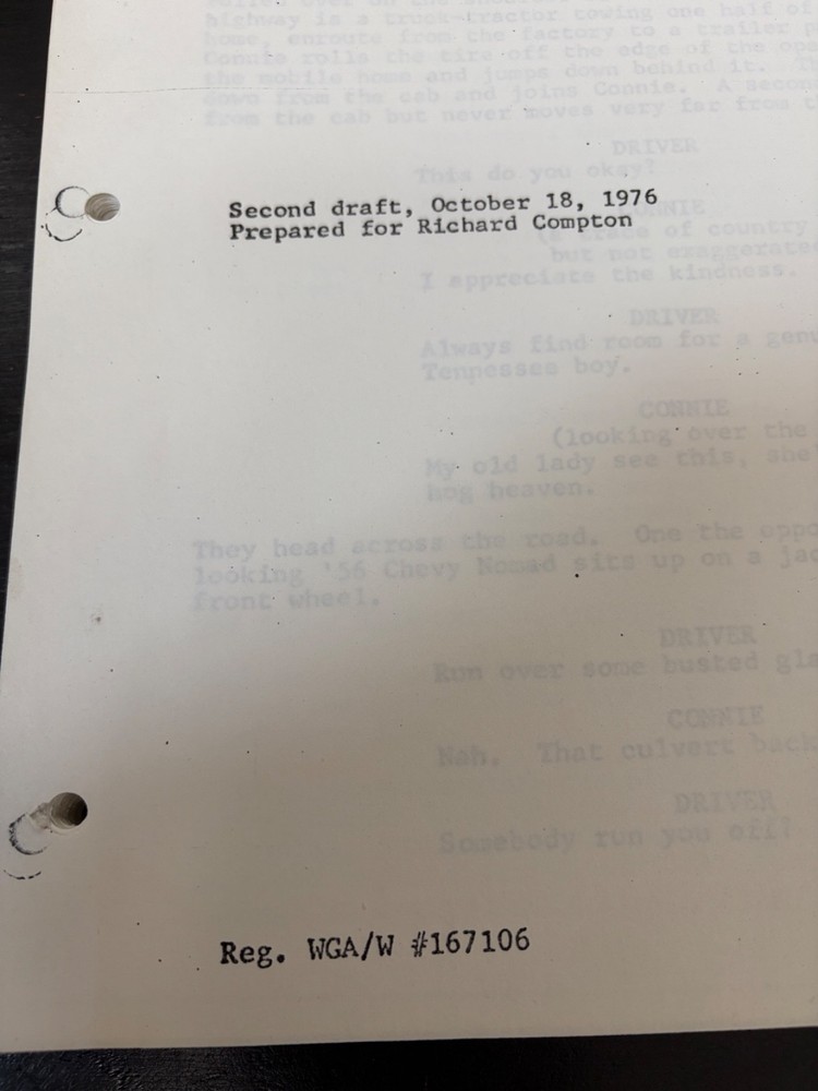 CITY LIMITS ORIGINAL SCI-FI MOVIE SCRIPT SCREENPLAY SECOND DRAFT FROM 1976