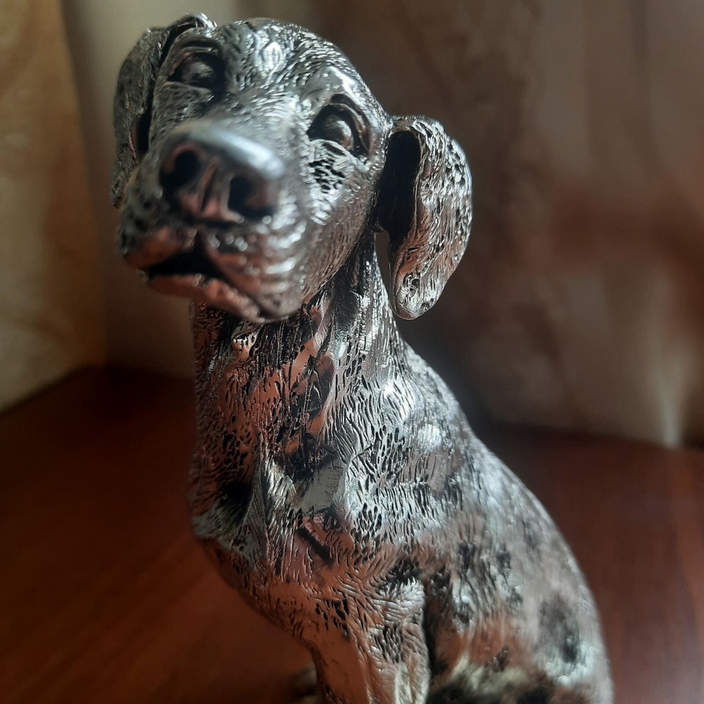 Dalmatian dog Electroplating Silver 925 mark TEKFORM Silver Plated