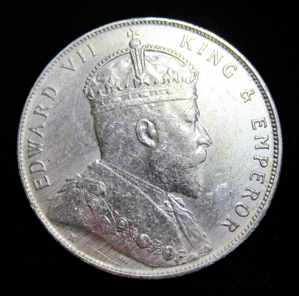 Straits Settlements: Dollar, 1907, High Grade!