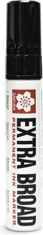 Sakura Solid Marker Extra Broad Black – Industrial Paint Marker Waterproof Japan