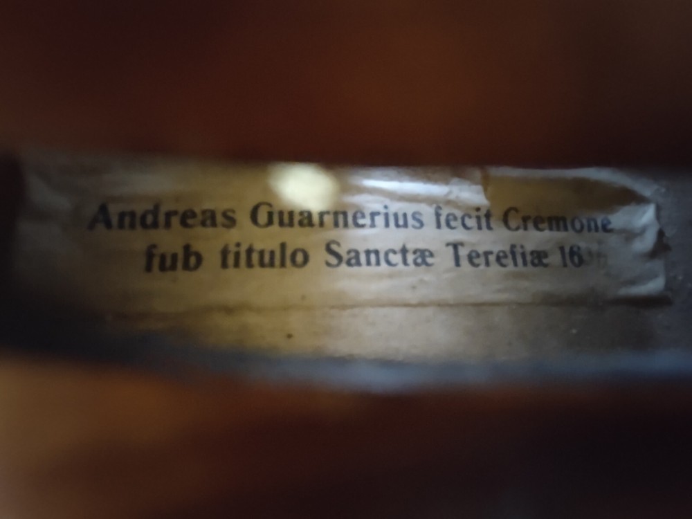 1636 Andreas Guarnerius Copy Violin 4/4