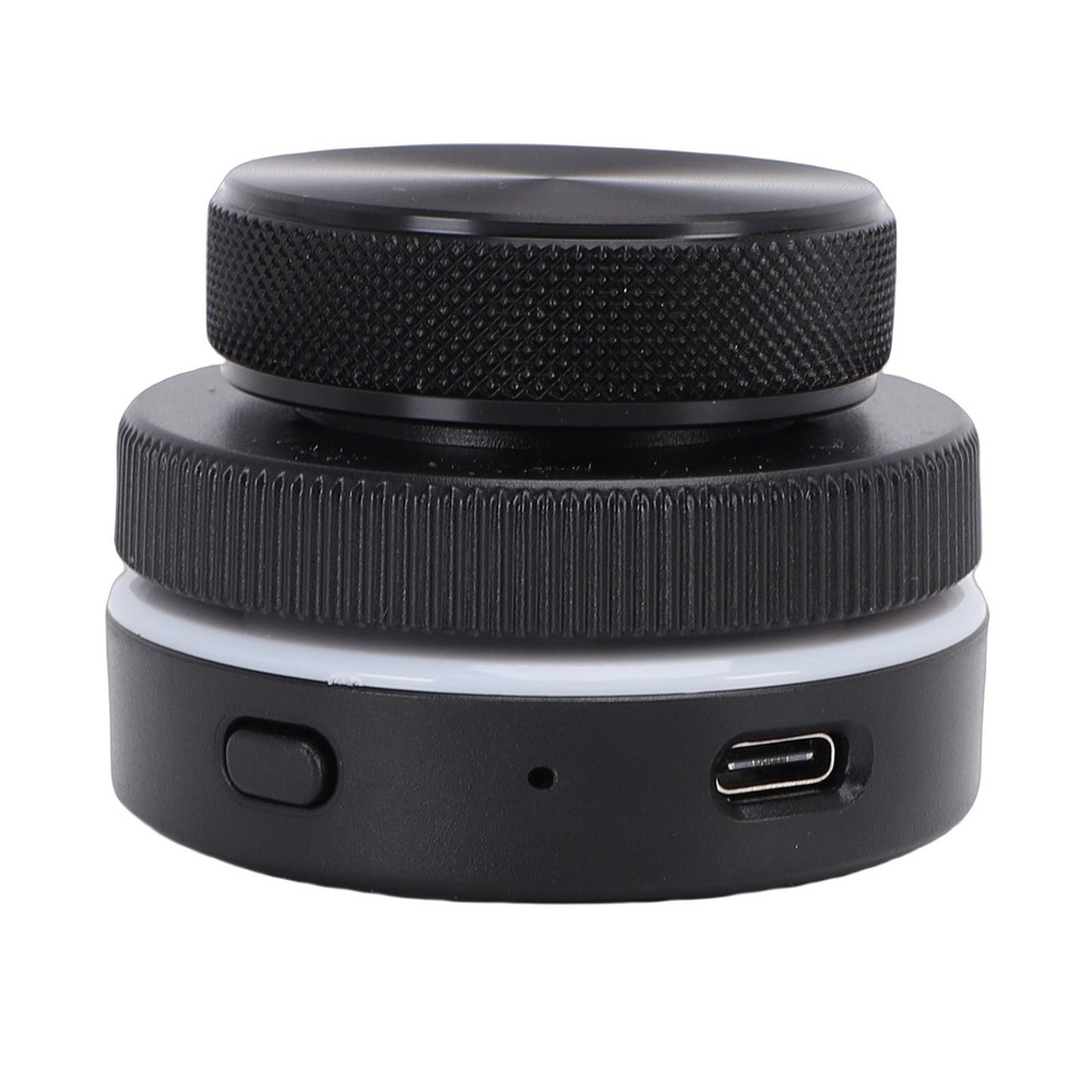 2-Customizable Knob With RGB Light For Volume Control Black