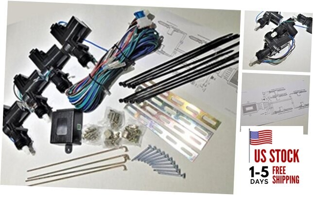 360 Degree - Central Power Door Lock Conversion Universal Locking System Kit 2