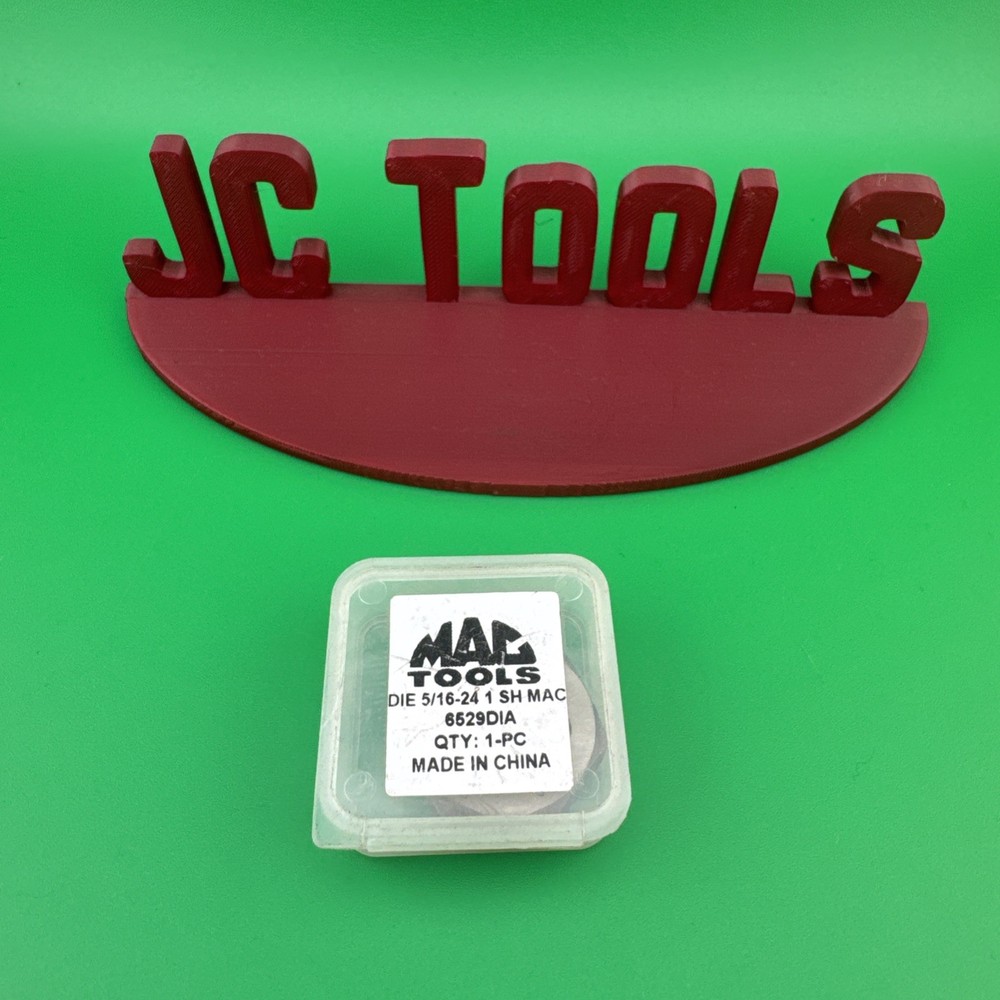 Mac Tools 6529DIA SAE Hexagonal Die 5/16"-24 NF - 1" Shank