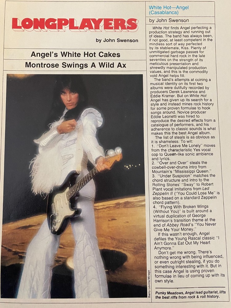 Angel, Full Page Vintage Clipping