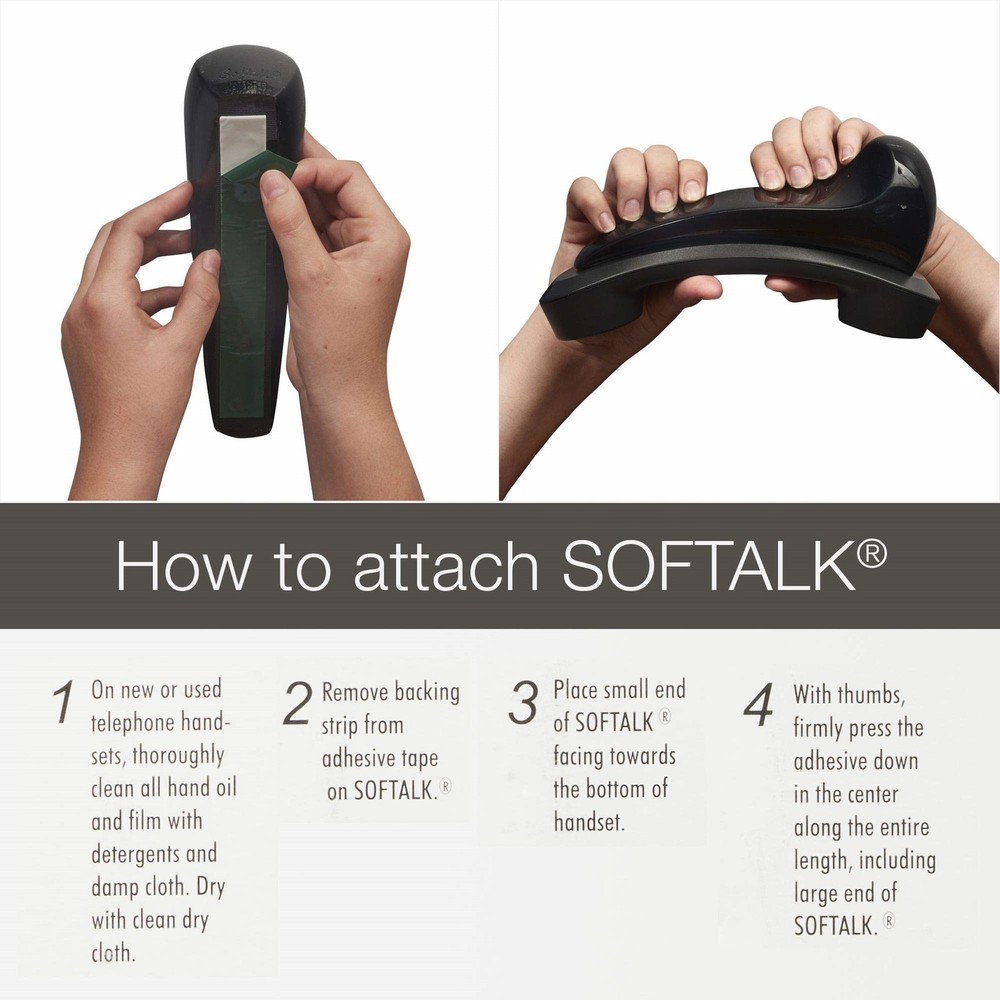 Softalk Antimicrobial Telephone Shoulder Rest