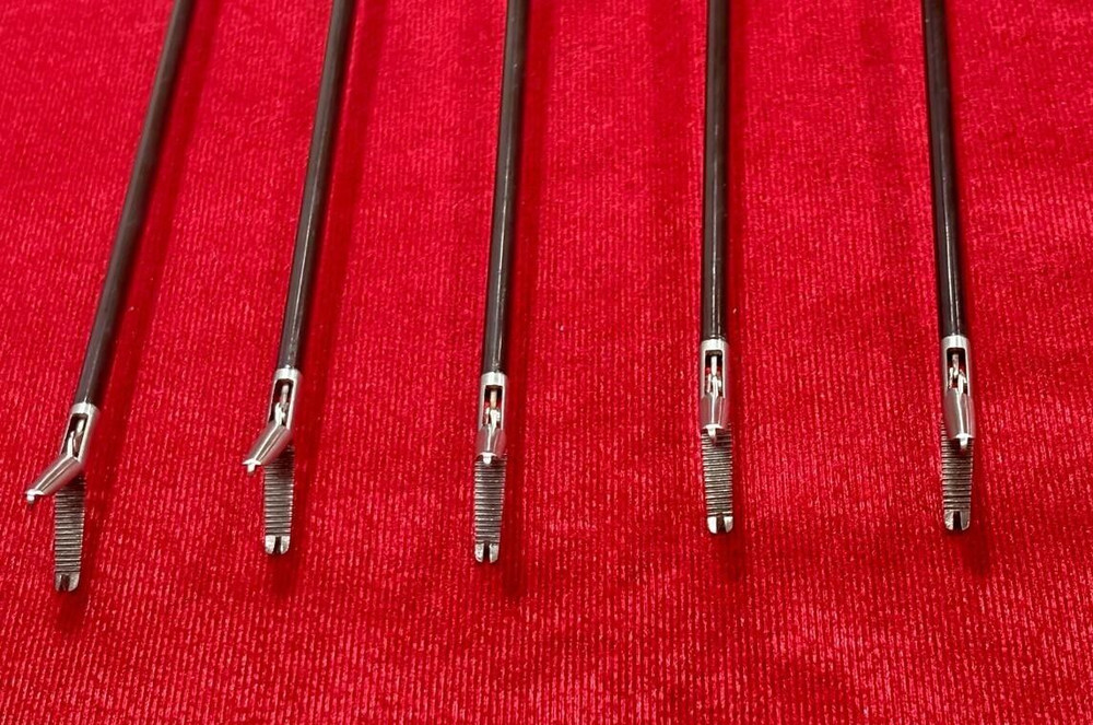 Laparoscopic Rat Toothed 2x1 Forceps 5mm High Quality Endoscopy Instruments-5pc