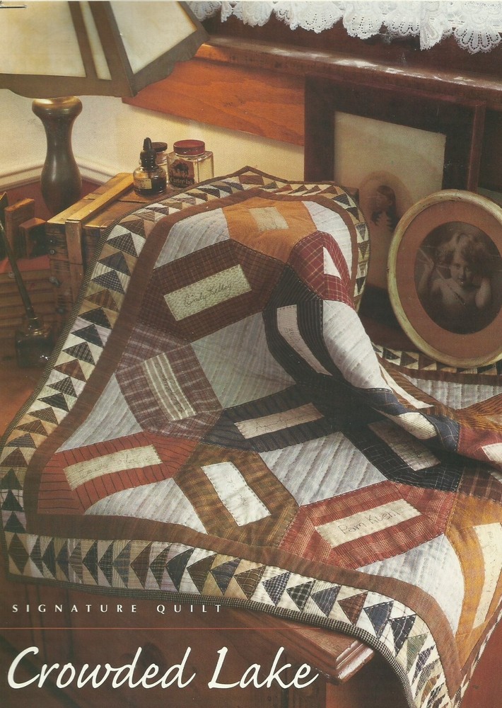 B0275  CROWDED LAKE QUILT PATTERN/INSTRUCTIONS