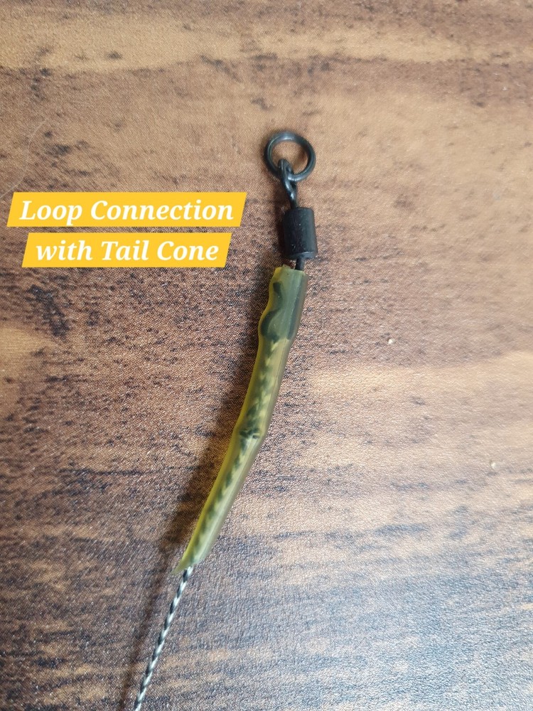 5 or 10 Slip 'D' Carp Rigs Presented on Rig Board Braid Coated Multiple Options!