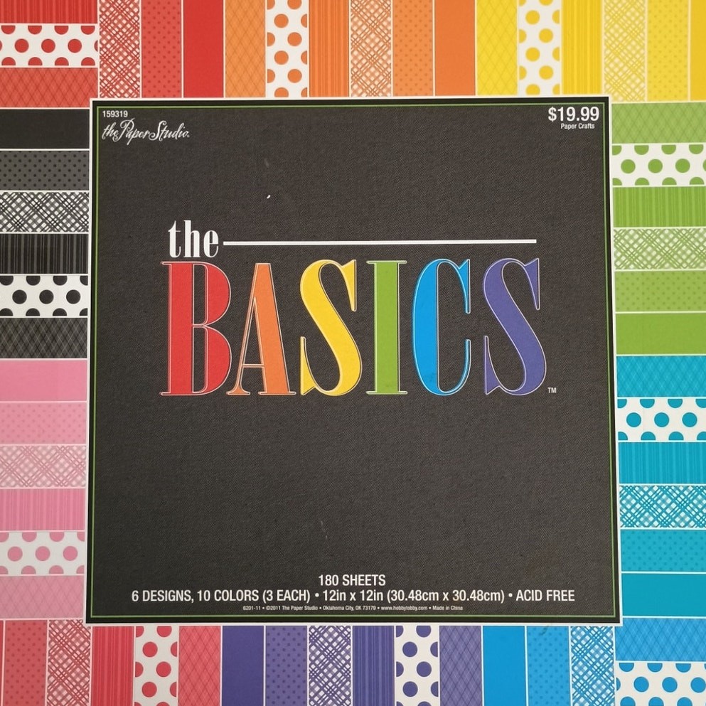 Paper Studio Basics – 60 Papers approx 6x6 sheets