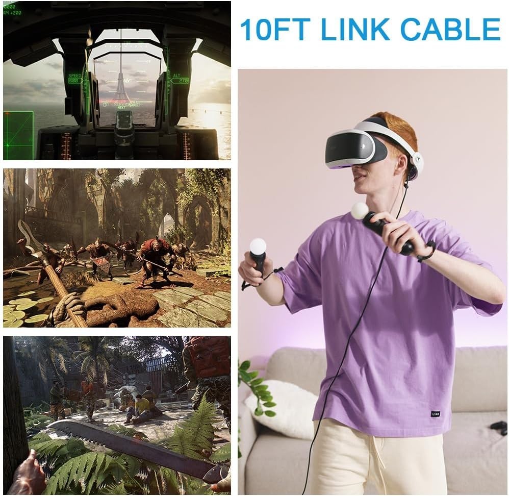 Ultra-Durable 10FT Link Cable for Oculus Quest 3 & 2 - Fast Charging & Transfer