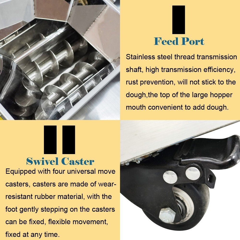 Electric Continuous Dough Quantitative Partition Machine Dough Divider 14 Molds