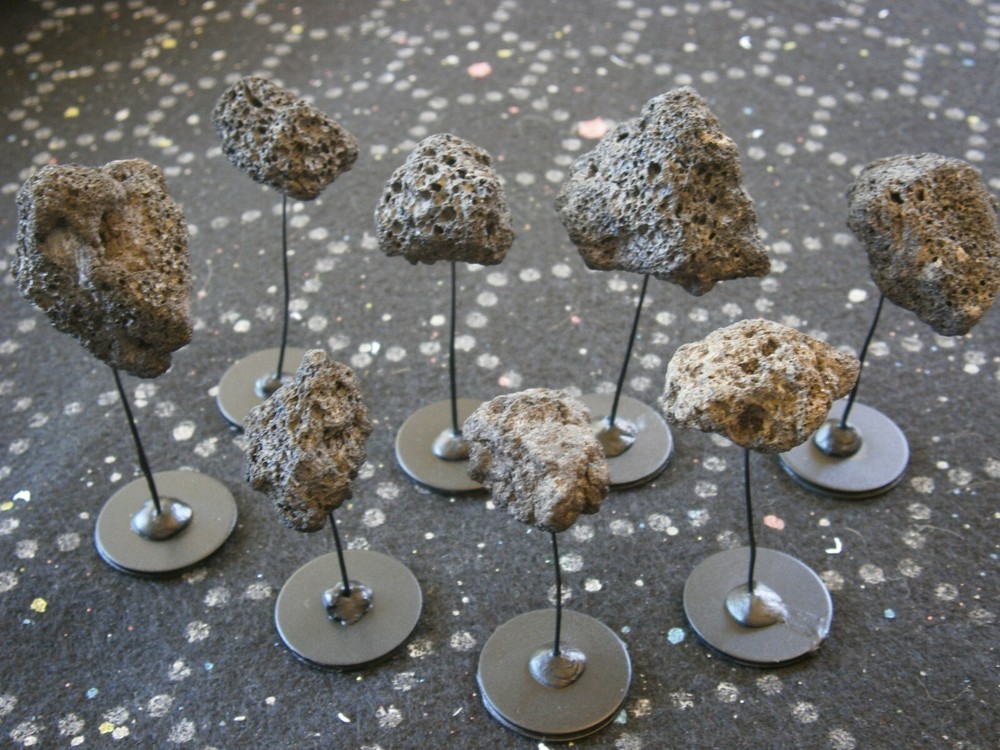 8x Large Asteroids for Attack Wing, X-Wing, Armada, Gothic, & other Space Games