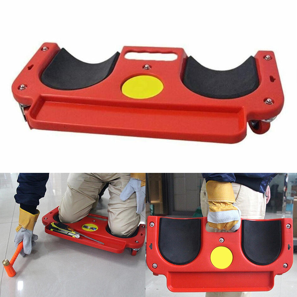 Rolling Knee Pads Dolly With Wheels Creeper Rollers Flooring Construction Work