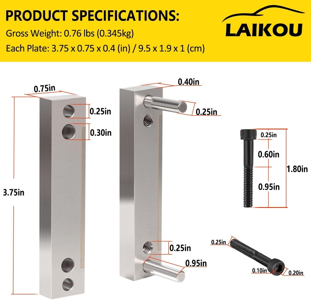 Hardened File Guide with Carbide Surface for Knife Making Knife Maker Tool, Fits