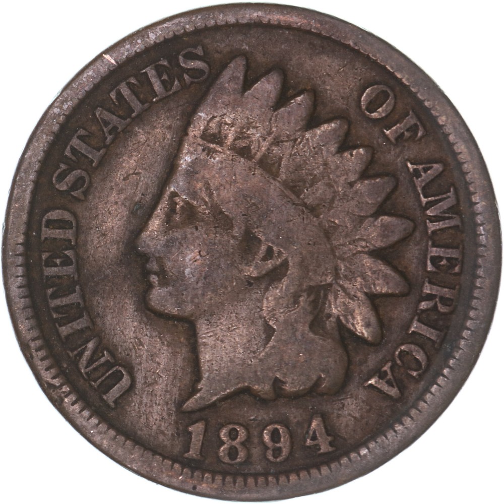 1894 (P) Indian Head Cent Good Penny GD