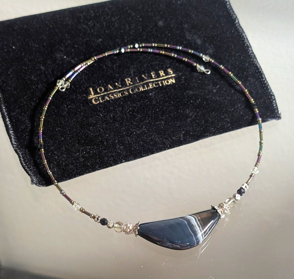 Vintage Agate Boho Tibetan Necklace