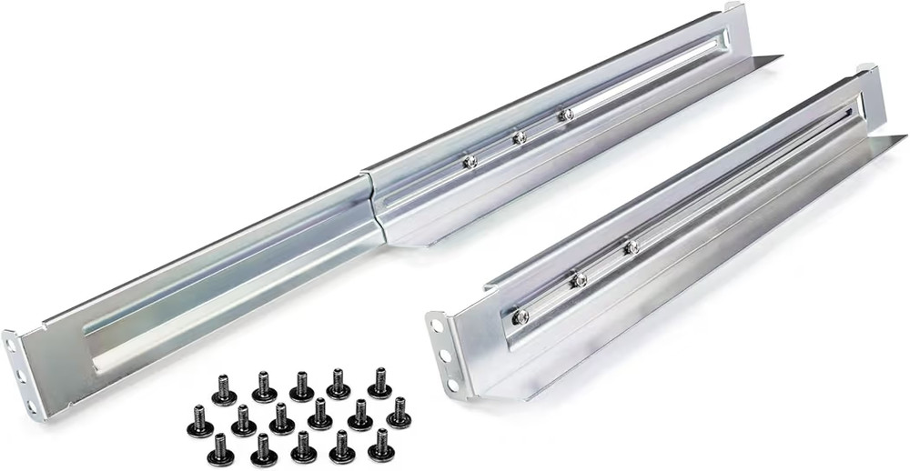 CyberPower 4POSTRAIL 4-Post Universal Rack Mount Rail Kit, Silver
