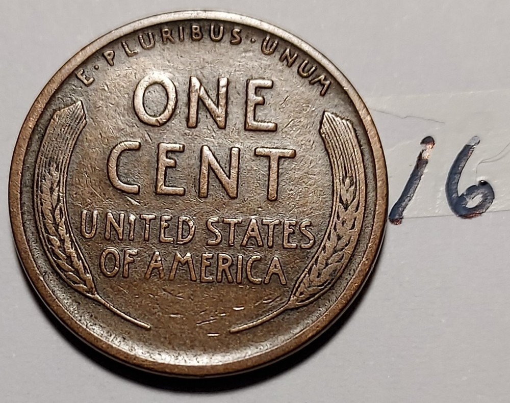 1919-S Lincoln Wheat Cent #16