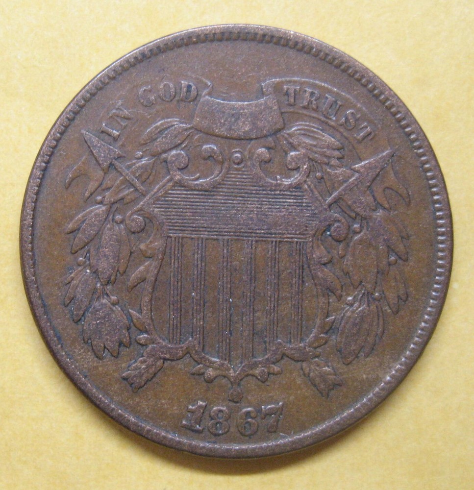 1867 Two Cent Piece Take a Look