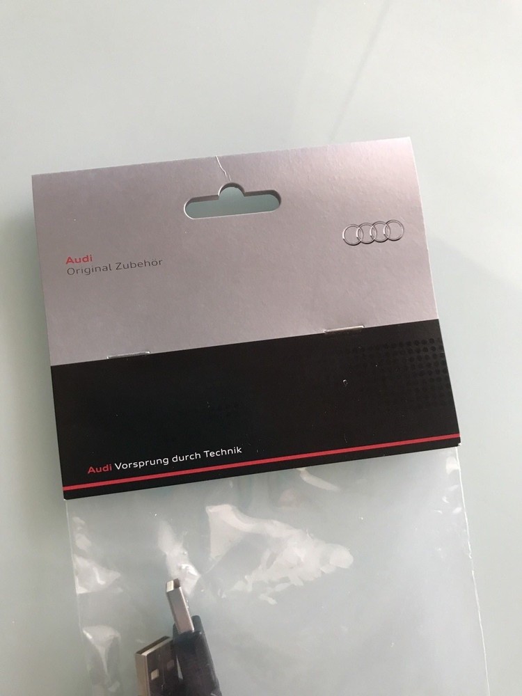 AUDI Genuine USB Cables- Lightning & Micro-USB, OEM, NEW !!!
