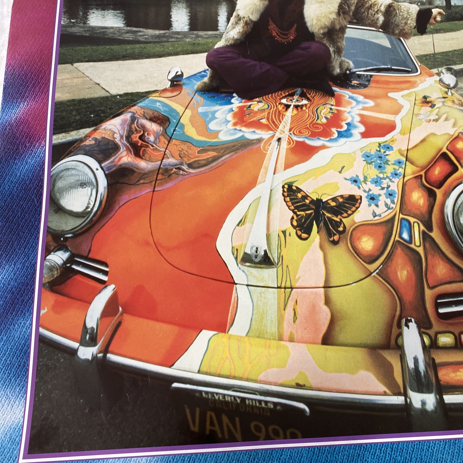 Vintage Janis Joplin Rock Legend Poster Sony 1995 Collectible