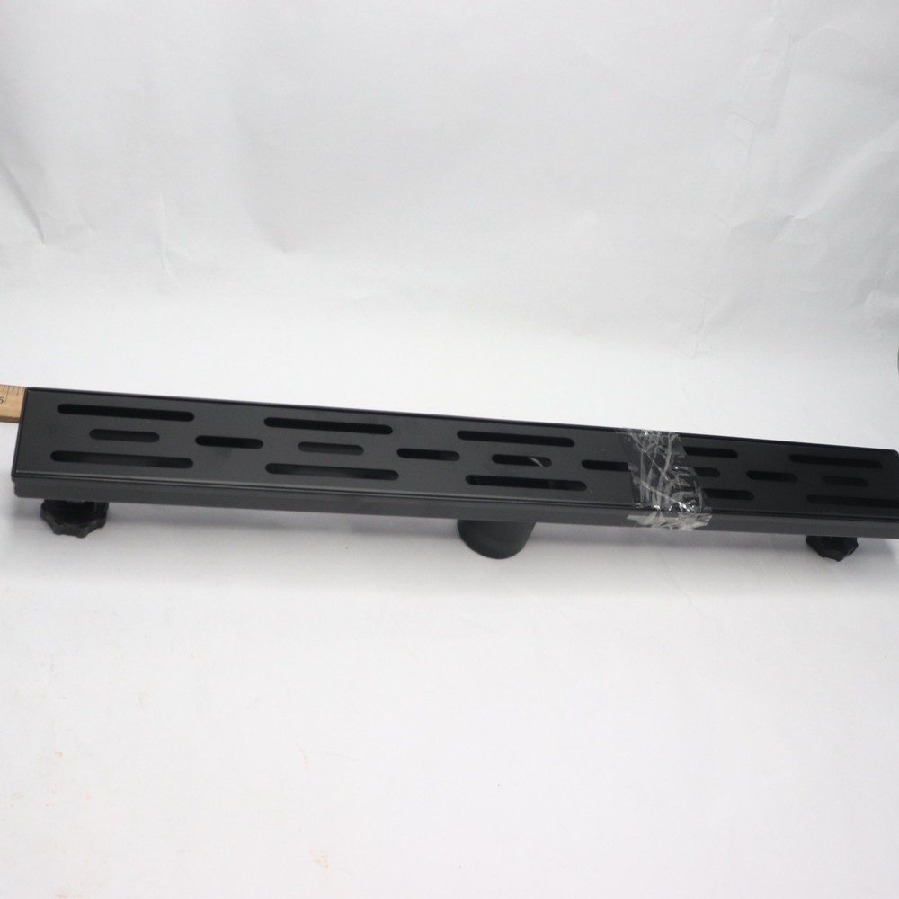 Rectangular Linear Shower Drain Stainless Steel 24" - No PVC Adapter