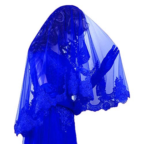 Wedding Bride Veil Beautiful Long Veil with lace at Edge Waist Length