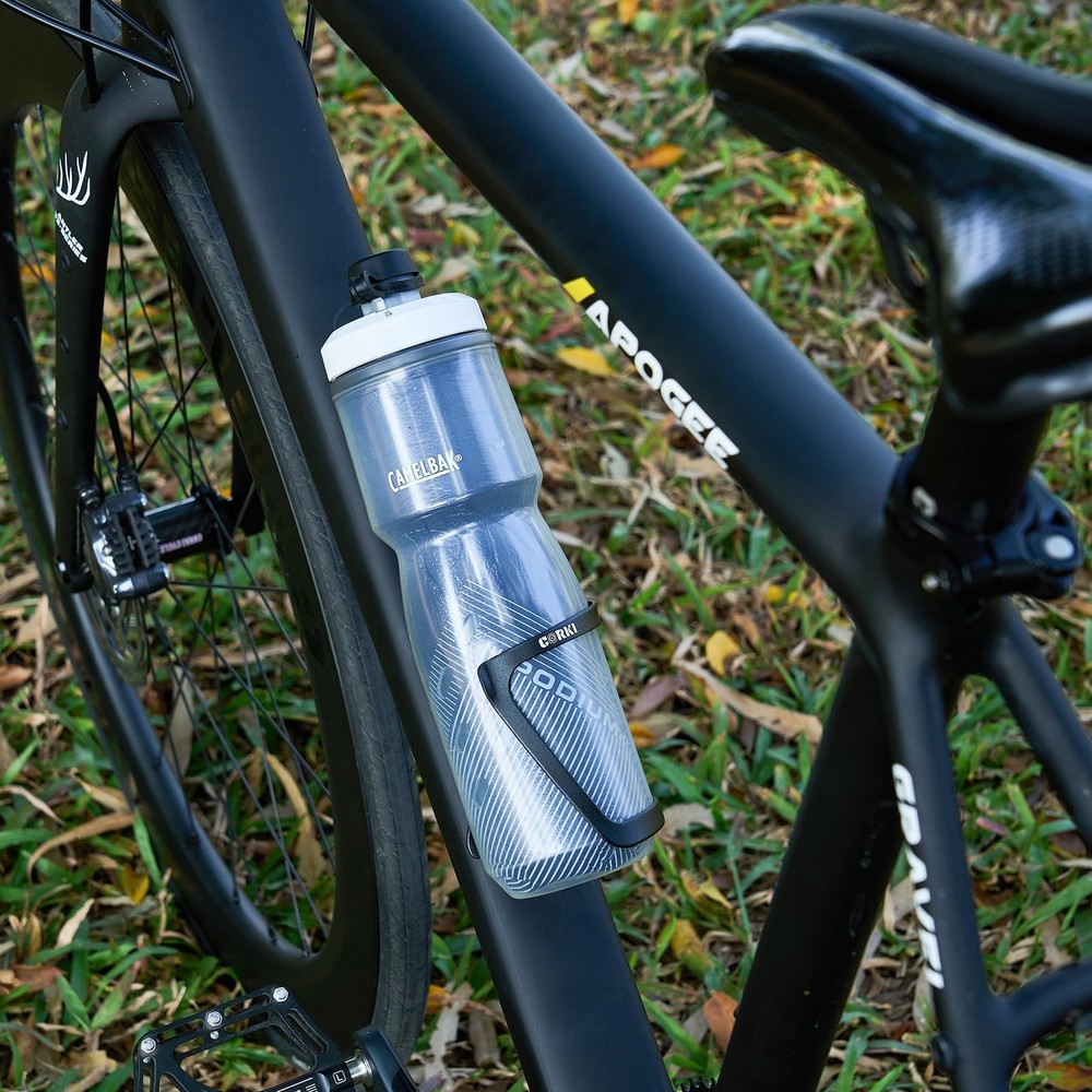 Corki Cycles Left Side Load Water Bottle Cage, Entry Left-1Pack, Black