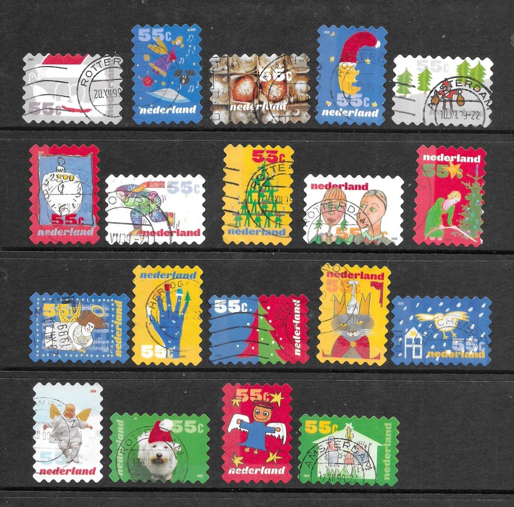 Netherlands 1999 - December Stamps - Used