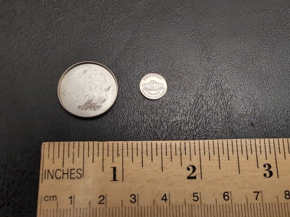 SHRINKING NICKEL Shim Shell Mini Coin Magic Trick Props