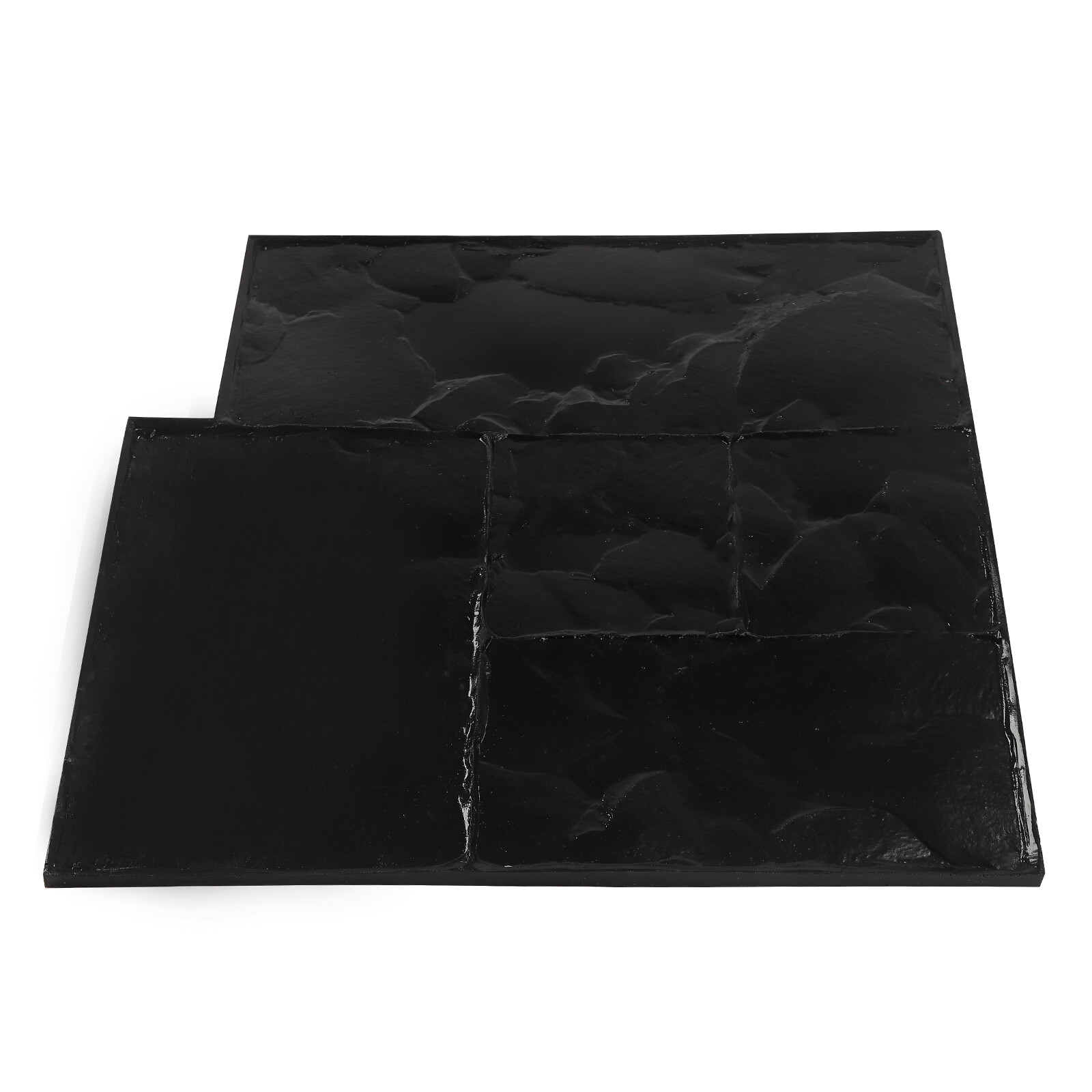 4Pcs Concrete Texturing Stamping Floor Cement Stamps Mold Mats Sets 24*24 Inch