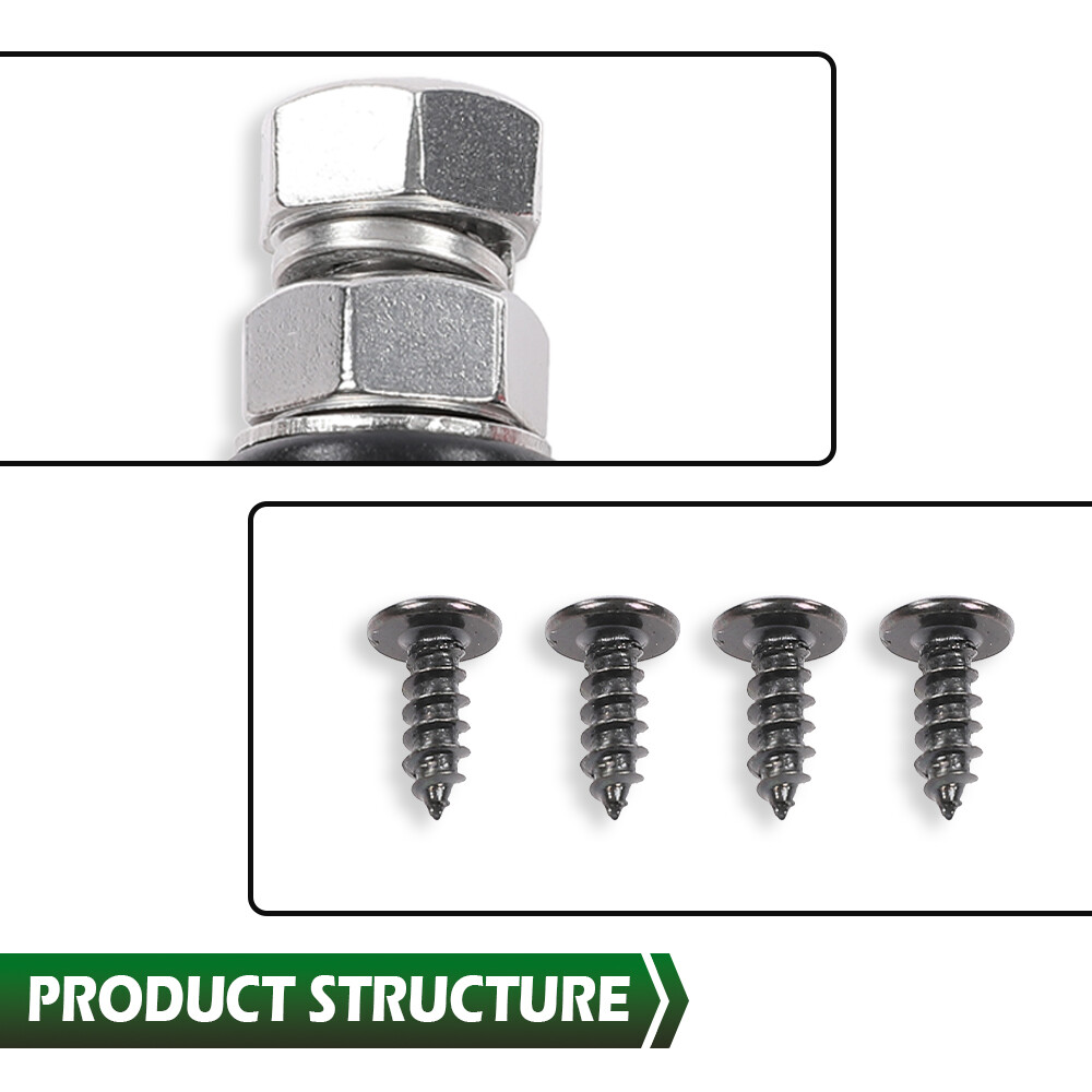 Red & Black Junction Block Power Post Set Insulated Terminal Stud 3/8"