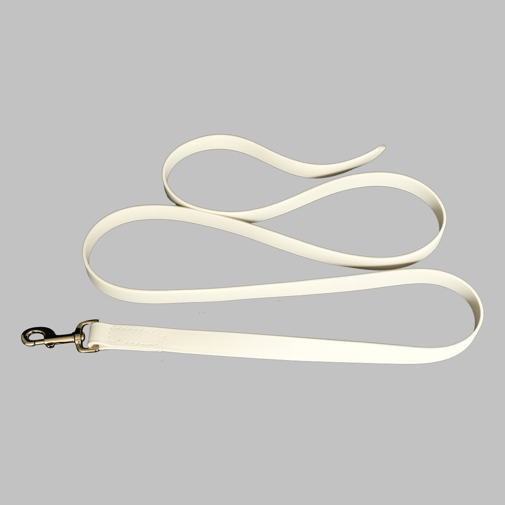 READY MADE- White 7 foot LEAD LINE with Snap