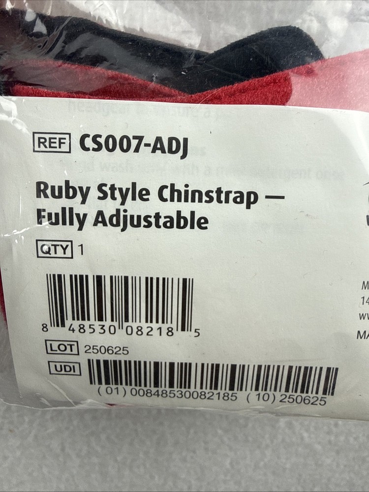 CS007-ADJXL Ruby Style Adjustable Chinstrap Extra-Large For C Pap Use