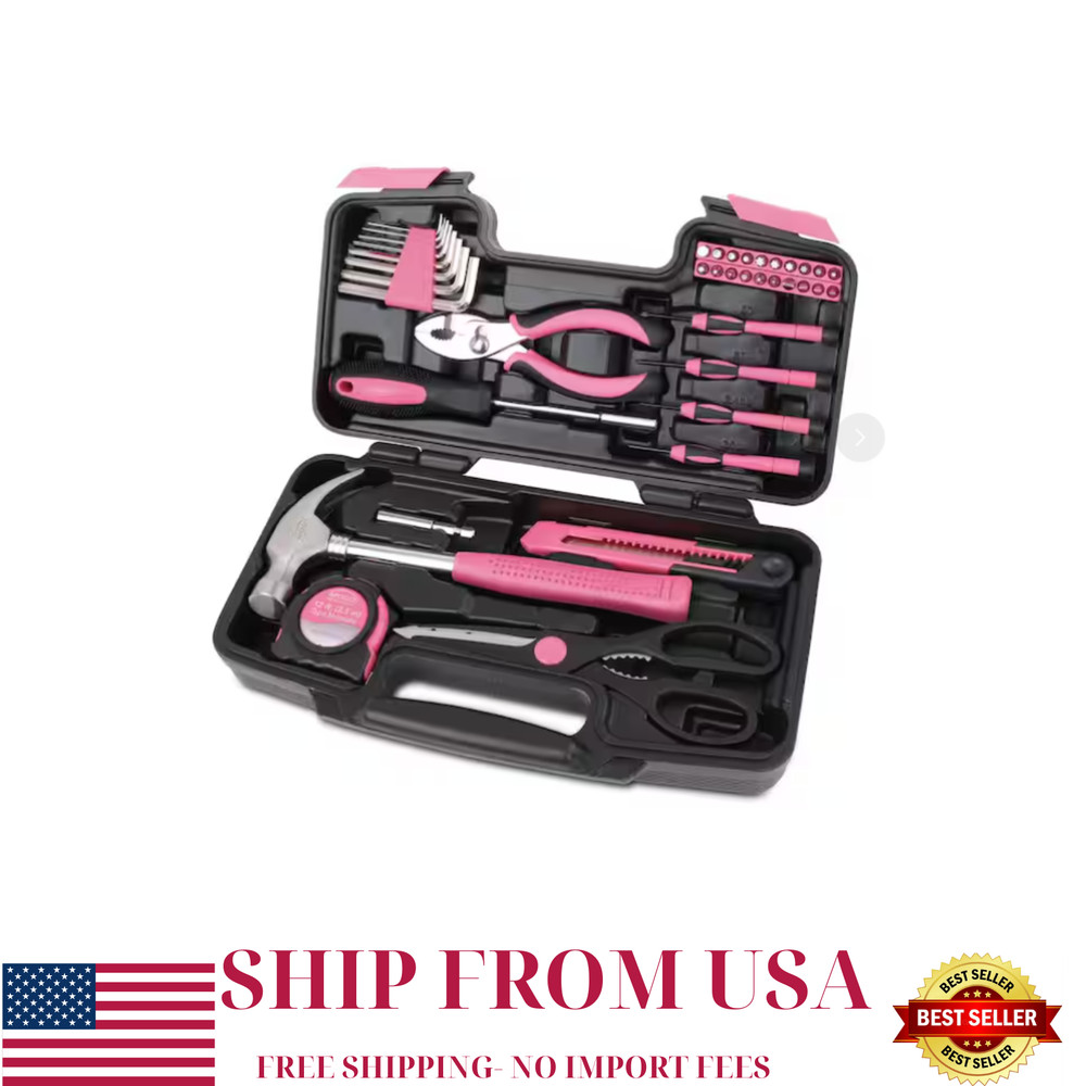 General Tool Set in Pink (39-Piece)