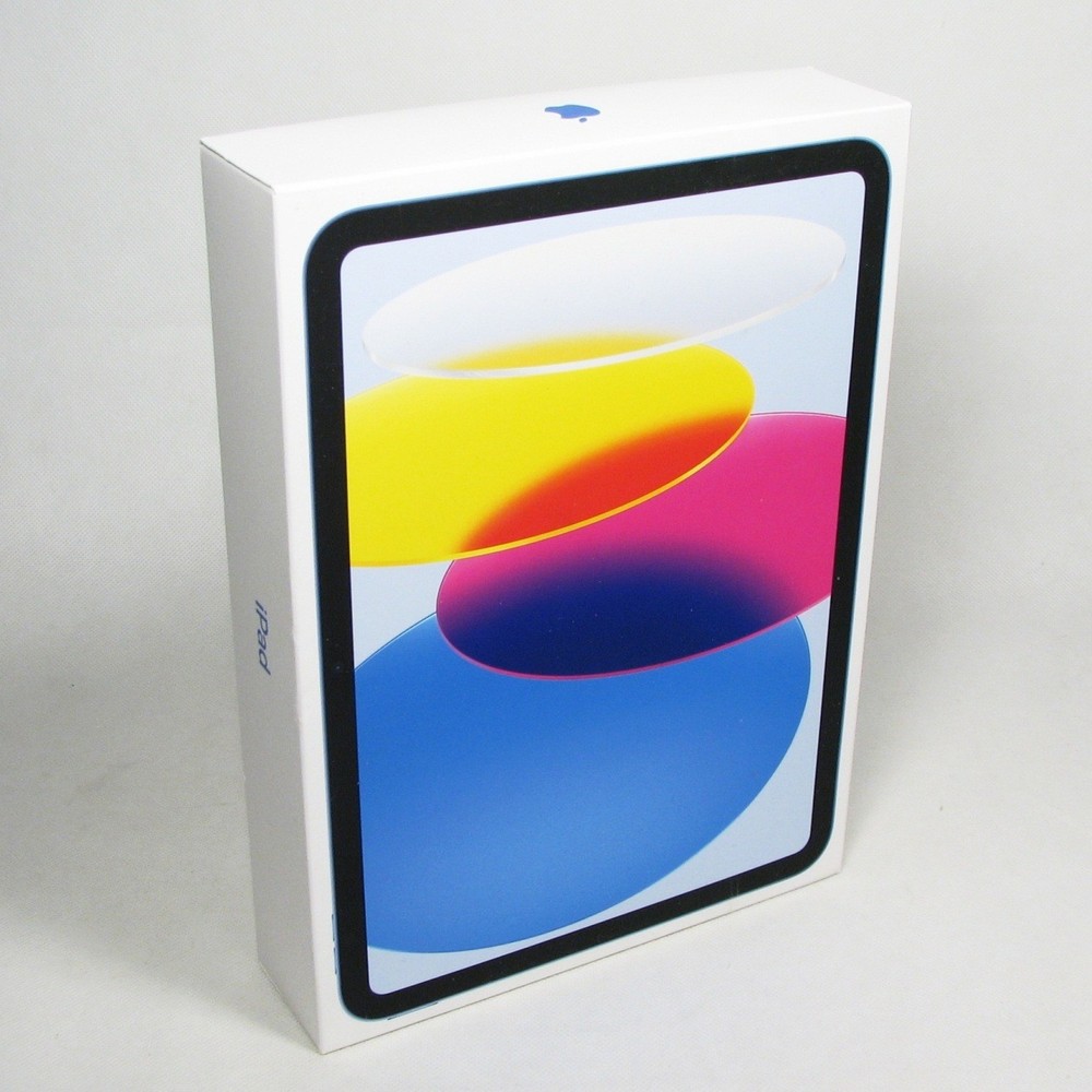 Single iPad Box Silver 10th Generation 256GB Box Only + Insert Stickers