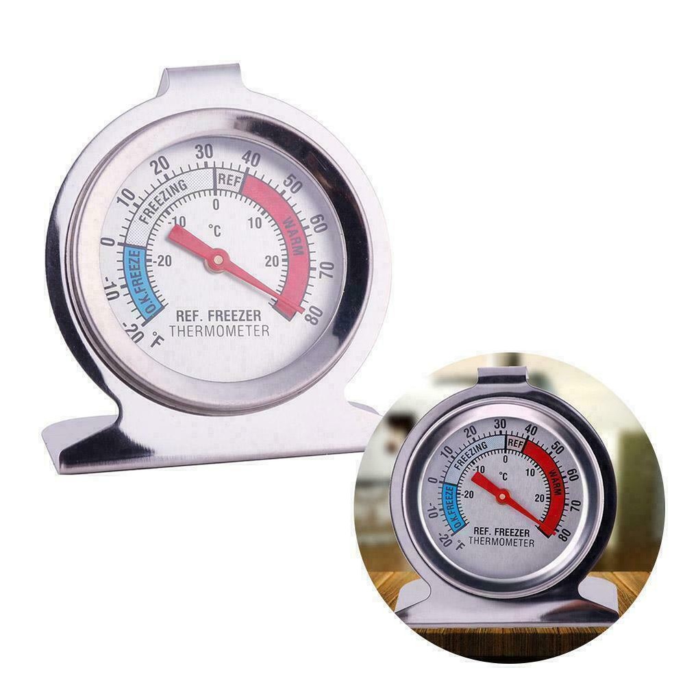 Dial Type Thermometer New Steel Temp Refrigerator Freezer Nice