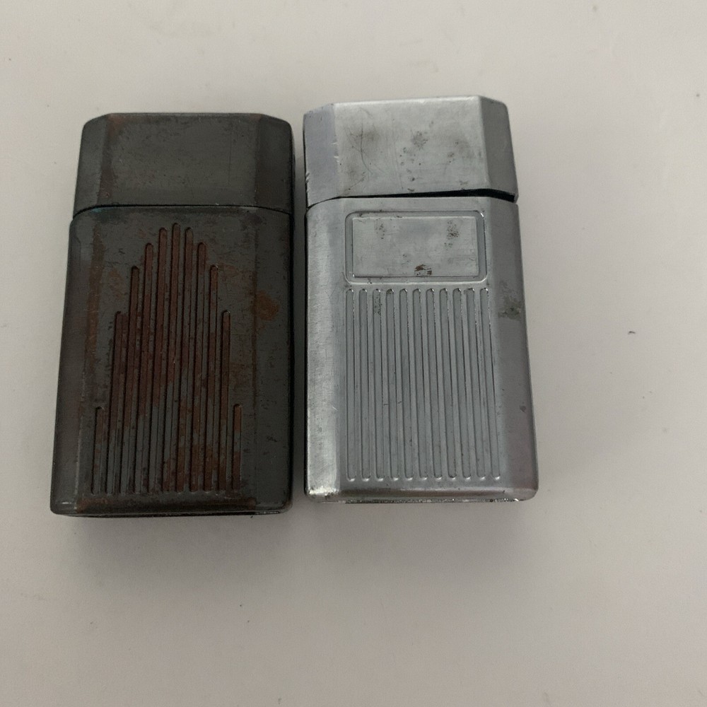 Set Of 2 Ronson Jet Light Cigarette Lighters