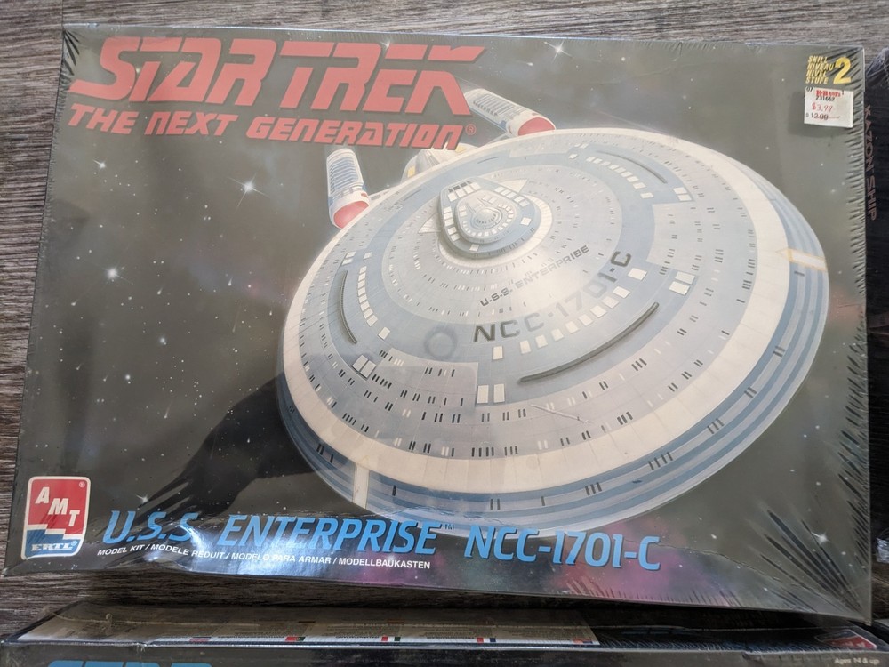amt star tek space ship model lot